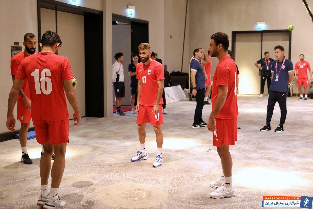 برگزاری اولین تمرین تیم ملی در سالن وزنه برداری در مجموعه ورزشی الریان