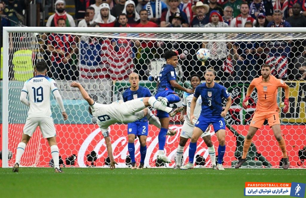 تساوی بدون گل تیم ملی انگلیس و آمریکا در دیدار دوم گروه B