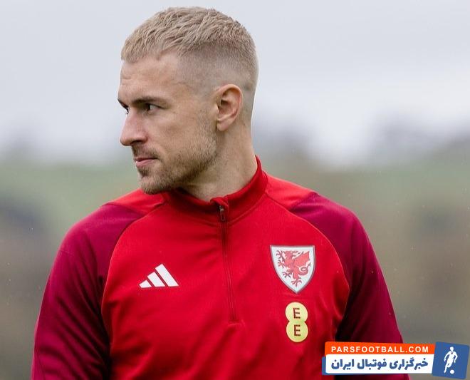 آرون رمزی با موهای جدید و رنگ شده آماده حضور در جام حجهانی با تیم ملی ولز