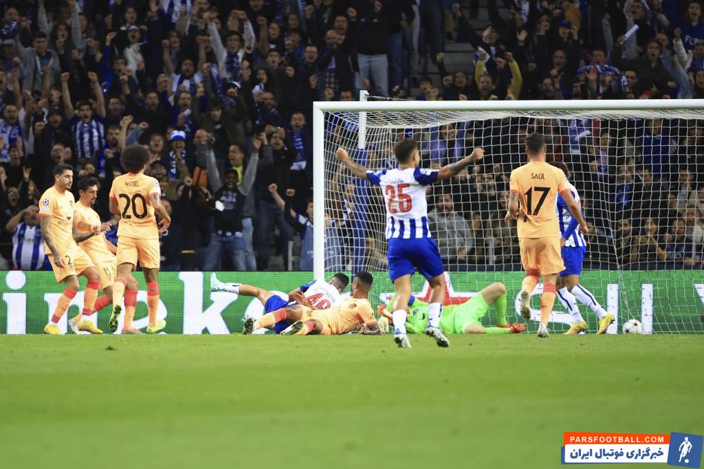 حذف باورنکردنی اتلتیکو مادرید از لیگ های اروپایی فصل جاری با شکست برابر پورتو