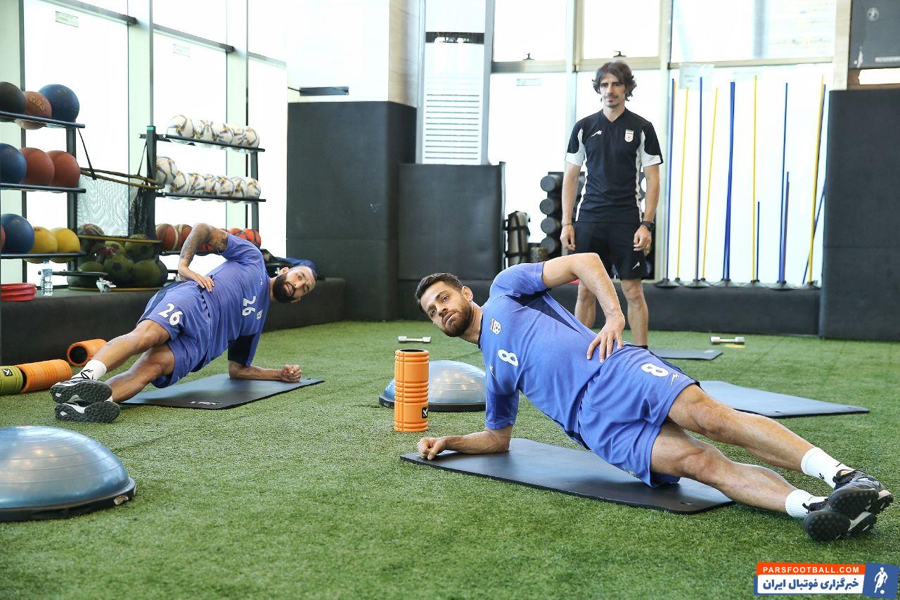 انگیزه مرتضی پورعلی گنجی در تمرینات نماد یک بازگشت خاص به تیم ملی