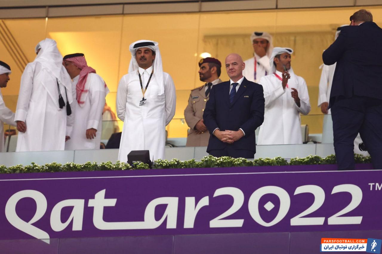 چهره درهم جیانی اینفانتینو پس از شکست تلخ قطر برابر اکوادور