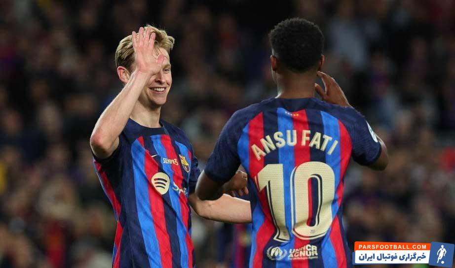 برد شیرین بارسلونا برابر آلمریا در شب خداحافظی جرارد پیکه