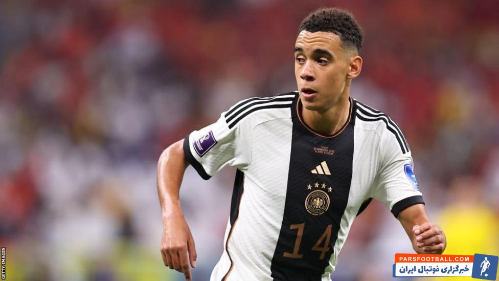 جمال موسیالا ملقب به لیونل مسی فوتبال آلمان در جام جهانی 2022