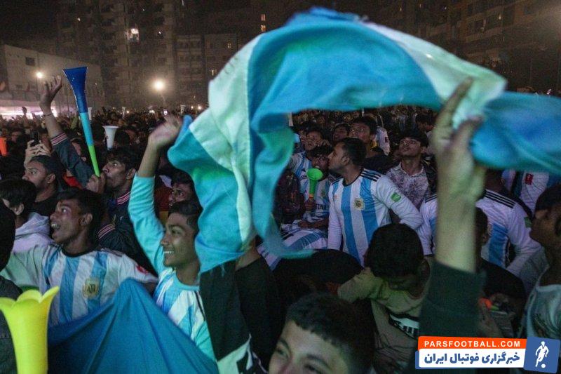 شور و هیجان مردم بنگلادش پس از فینالیست شدن تیم ملی آرژانتین