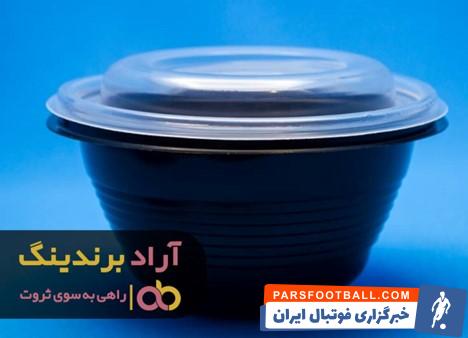 ظروف یکبار مصرف درب دار