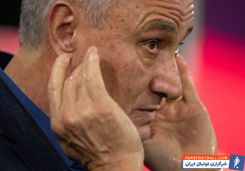 چهره نگران تیته در ضربات پنالتی دیدار برزیل و کرواسی