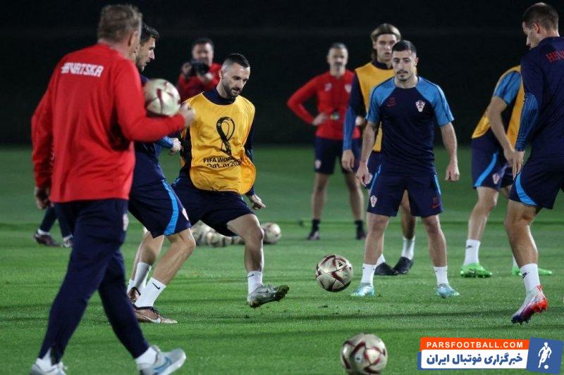 برگزاری آخرین جلسه تمرینی تیم ملی کرواسی پیش از دیدار با آرژانتین