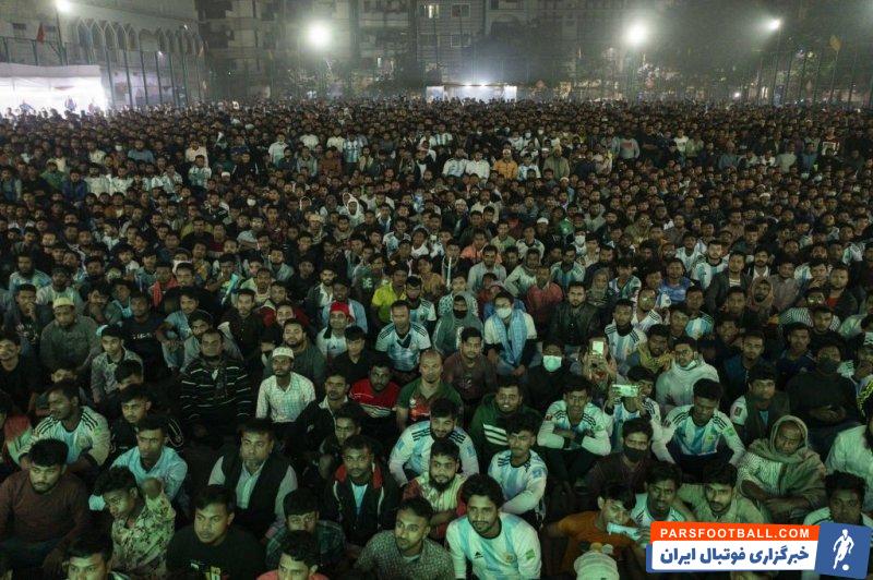 شور و هیجان مردم بنگلادش پس از فینالیست شدن تیم ملی آرژانتین