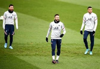 امباپه ؛ اتان و کیلین امباپه در تمرین پاری سن ژرمن