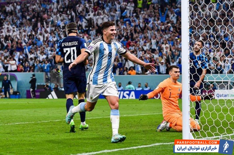 جولیان آلوارز مکمل فوق العاده برای لیونل مسی در شب پیروزی بزرگ برابر کرواسی