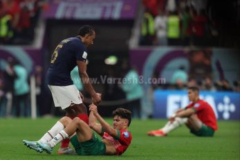 صعود تیم ملی فرانسه به فینال جام جهانی با کلین شیت برابر مراکش