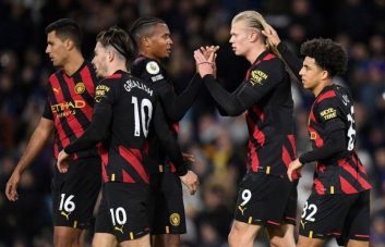 پیروزی دشوار منچسترسیتی برابر لیدز یونایتد با دبل ارلینگ هالند