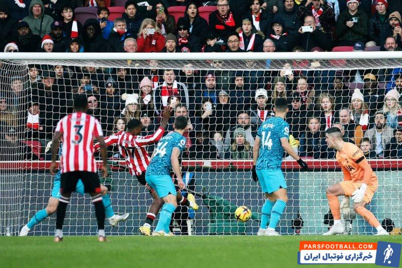 تساوی پرگل تاتنهام و برنتفورد با نتیجه 2 بر 2