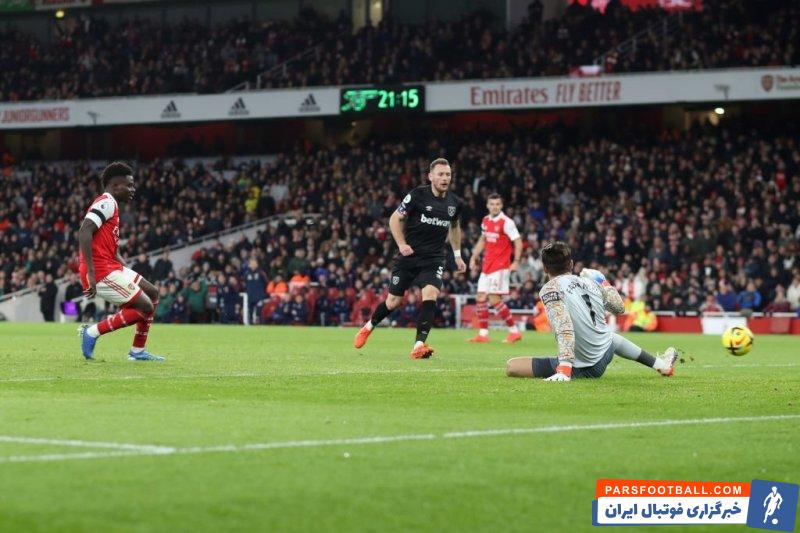 پیروزی 3 بر 1 آرسنال برابر وستهم در هفته هفدهم لیگ جزیره