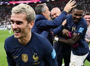 آنتوان گریزمان بهترین بازیکن دیدار فرانسه - مراکش