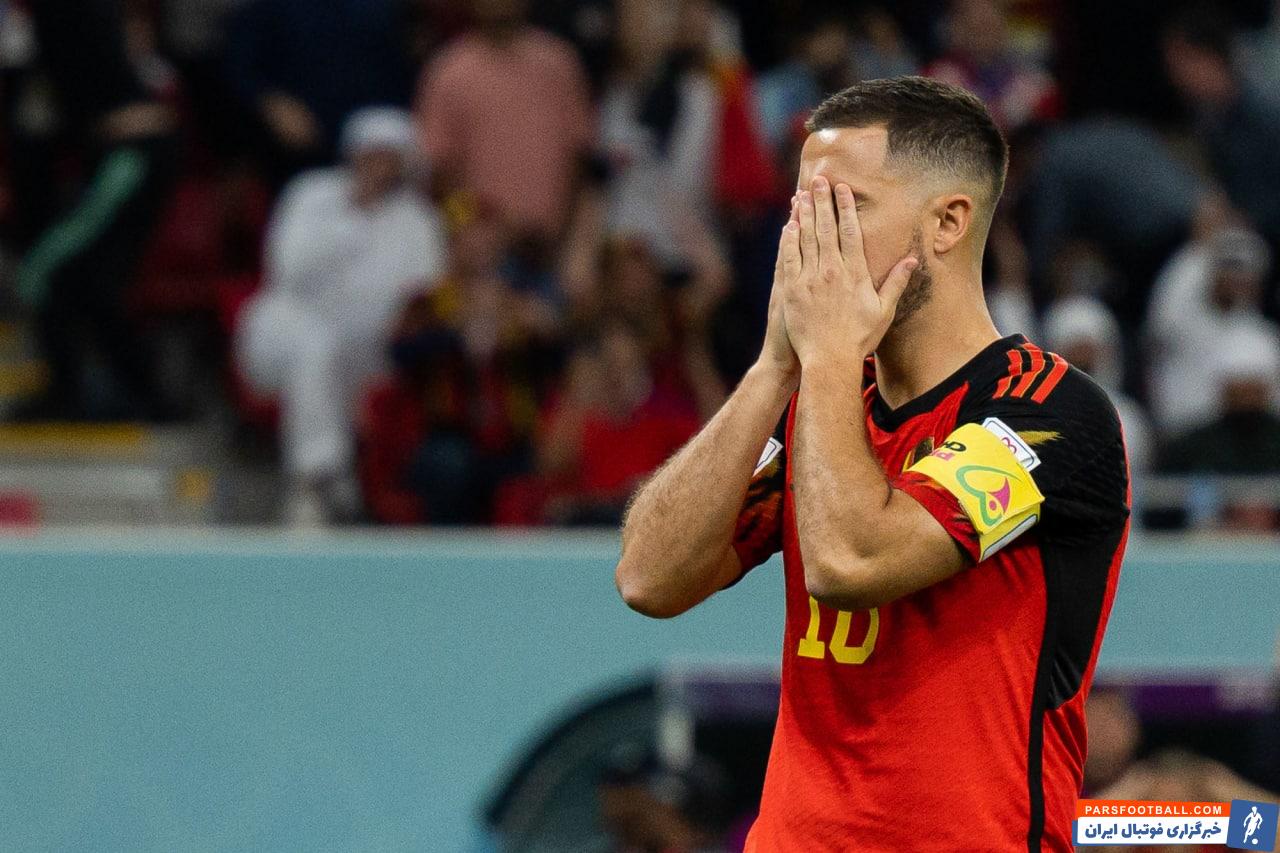 آمادگی ادن هازارد برای اعلام بازنشستگی در تیم ملی بلژیک