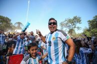 جشن و پایکوبی در بوینس آیرس پس از صعود تیم ملی آرژانتین به فینال جام جهانی