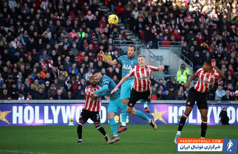 تساوی پرگل تاتنهام و برنتفورد با نتیجه 2 بر 2