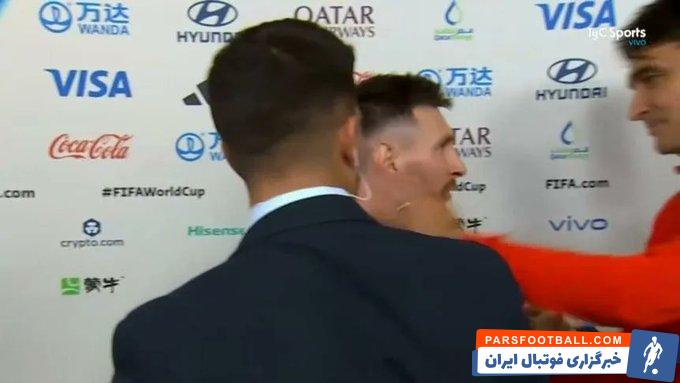 رفتار حرفه ای زلاتکو دالیچ با لیونل مسی در پایان دیدار آرژانتین و کرواسی