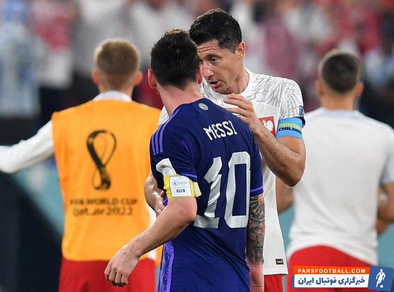 لیونل مسی و روبرت لواندوفسکی