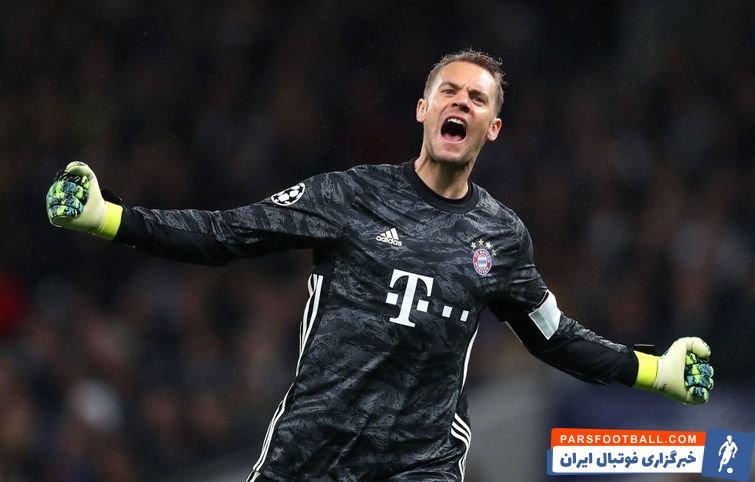 حضور مانوئل نویر با عصا در دورهمی بازیکنان بایرن مونیخ