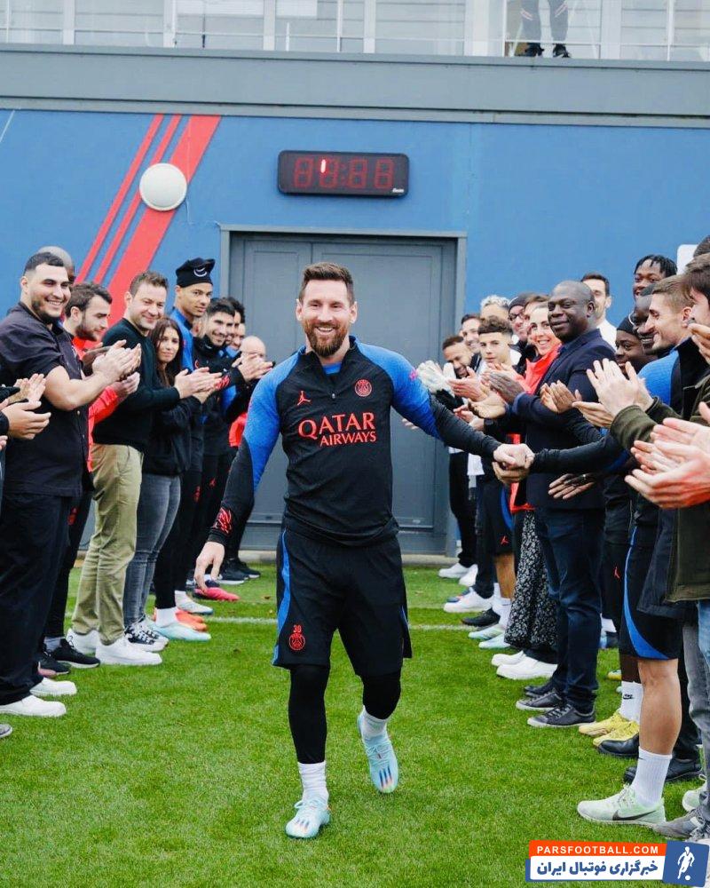 لیونل مسی در پاریس