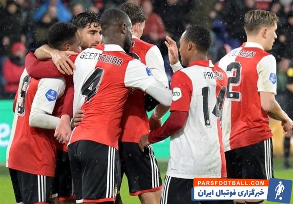 فاینورد در حضور ستاره ایرانی مقابل حریفش به برتری رسید