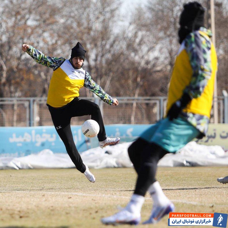 برگزاری تمرین تراکتور در سردترین روز سال در تبریز