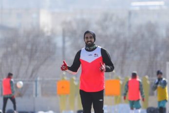 برگزاری تمرین تراکتور در سردترین روز سال در تبریز