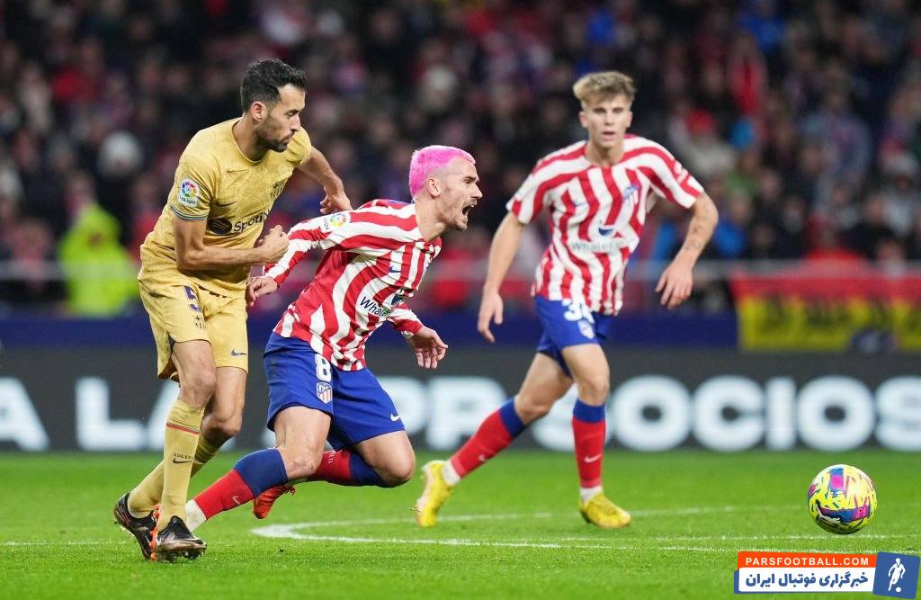 پیروزی بارسلونا برابر اتلتیکو مادرید با تک گل عثمان دمبله