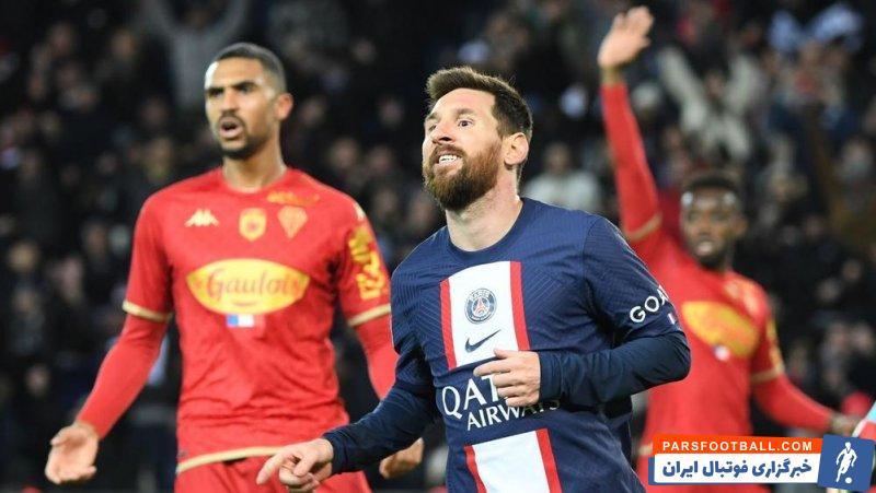 مسی ؛ گلزنی مسی برای پاری سن ژرمن در دیدار برابر آنژه