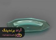 بشقاب یکبار مصرف کریستالی