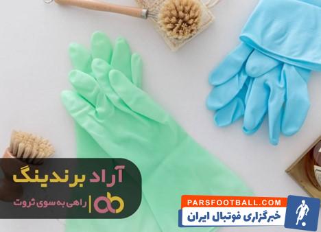 دستکش ظرفشویی نخی