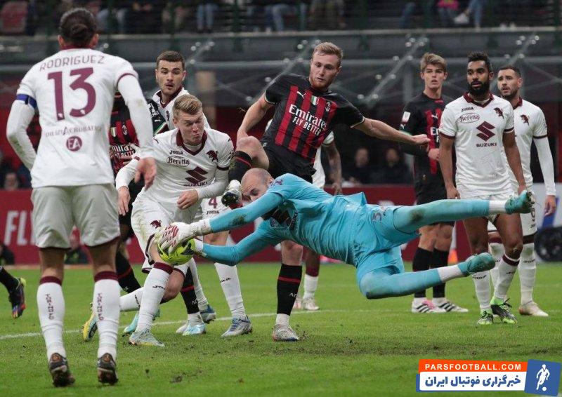 حذف ناباورانه میلان از کوپا ایتالیا با شکست برابر تورینو در سن سیرو