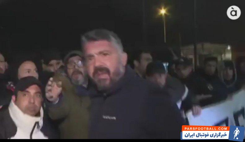 درگیری فیزیکی عجیب جنارو گتوزو با یک فیلمبردار در فرودگاه والنسیا 