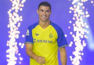 رونالدو شاهد برد النصر در دیدار برابر الطایی