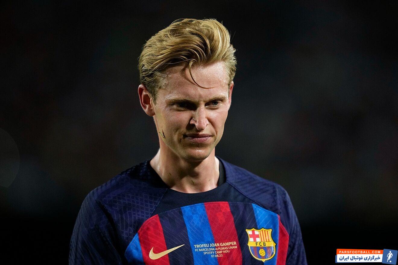 منچستریونایتد ؛ تمایل دی یونگ برای انتقال به منچستریونایتد