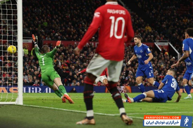 پیروزی خانگی منچستریونایتد برابر اورتون در جام حذفی انگلیس