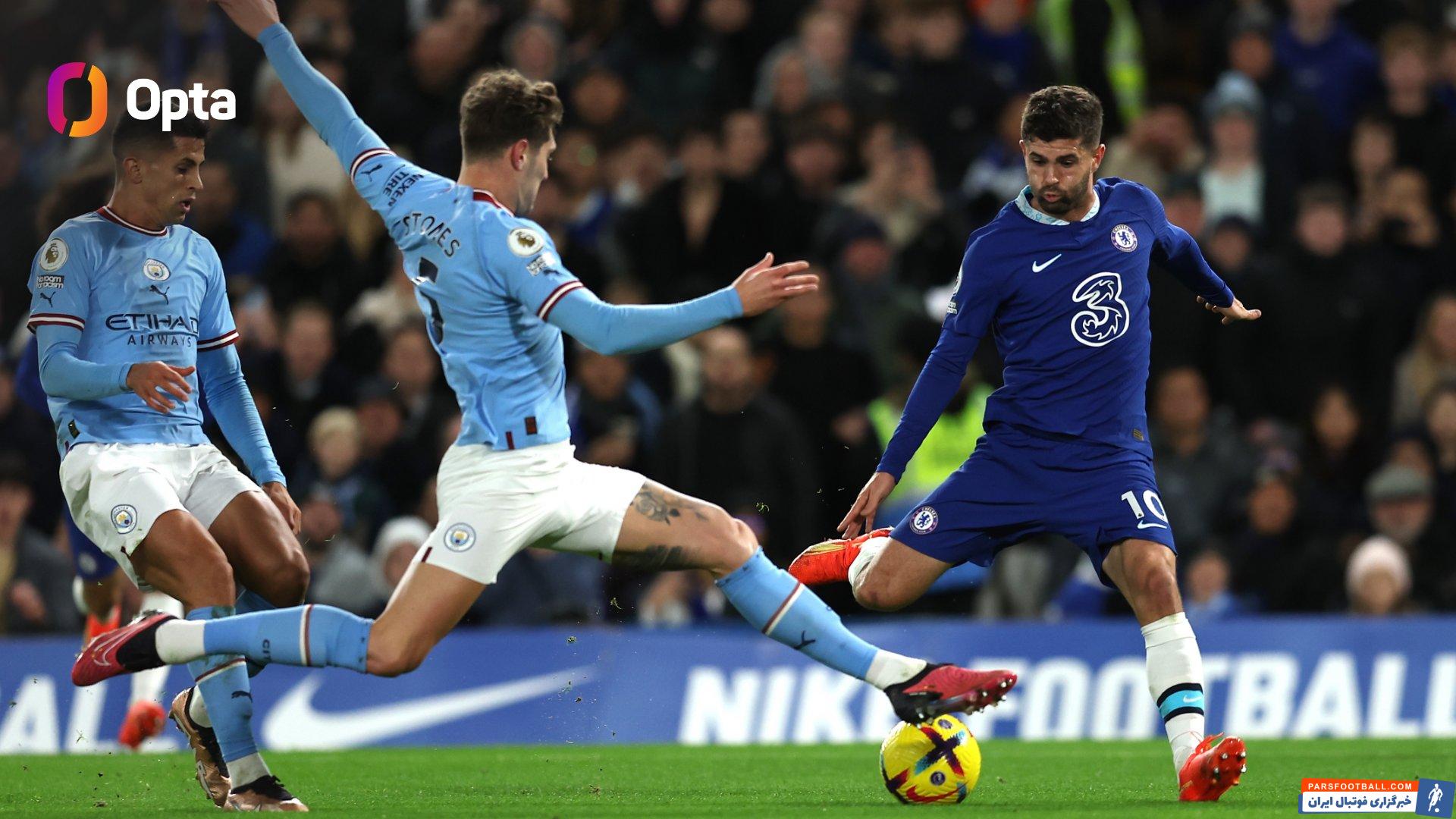 پیروزی ارزشمند و دشوار خارج از خانه منچسترسیتی برابر چلسی با تک گل ریاض محرز
