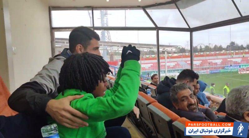 گلزنی لوسیانو پریرا برای مس رفسنجان برابر ذوب آهن در حضور فرزندش