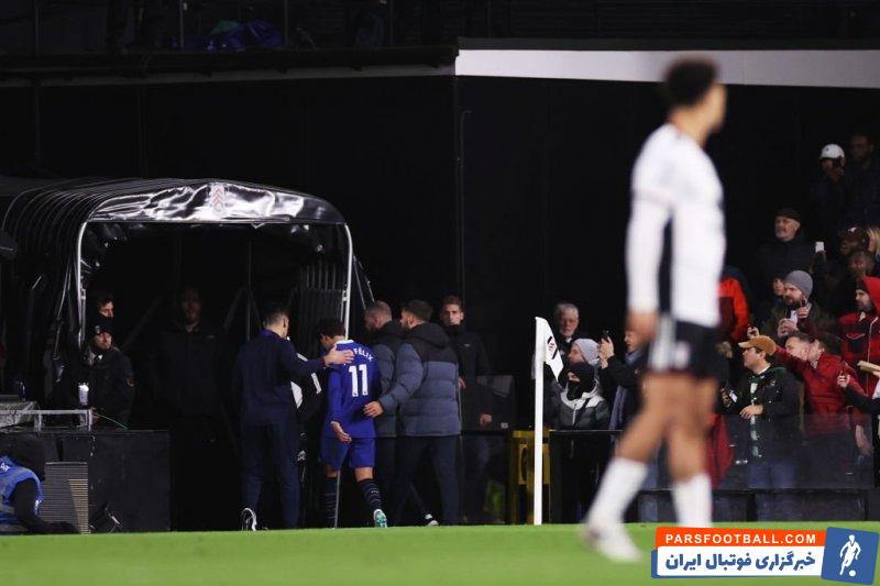 اخراج ژوائو فلیکس در دیدار چلسی و فولام به دلیل تکل خشن