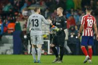 مصاف چذاب مارک آندره تراشتگن با یان اوبلاک در دیدار جذاب اتلتیکومادرید - بارسلونا