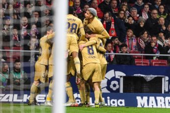 پیروزی بارسلونا برابر اتلتیکو مادرید با تک گل عثمان دمبله