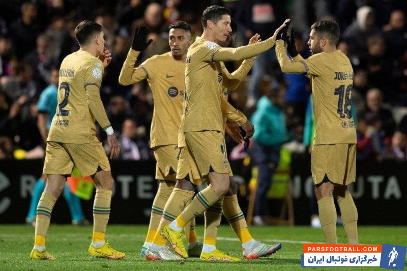 صعود بی دردسر بارسلونا به مرحله یک چهارم نهایی کوپا دل ری با برتری برابر سئوتا