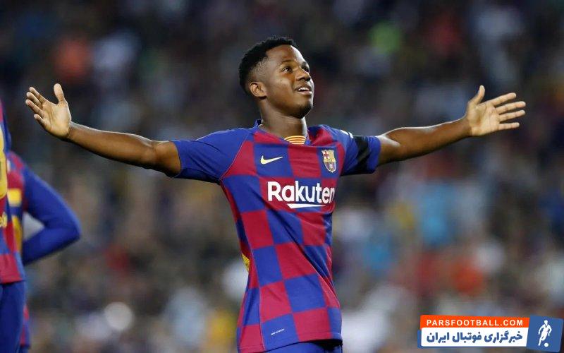 بارسلونا به دنبال انتقال قرضی آنسو فاتی در پی عملکرد نوسانی این بازیکن