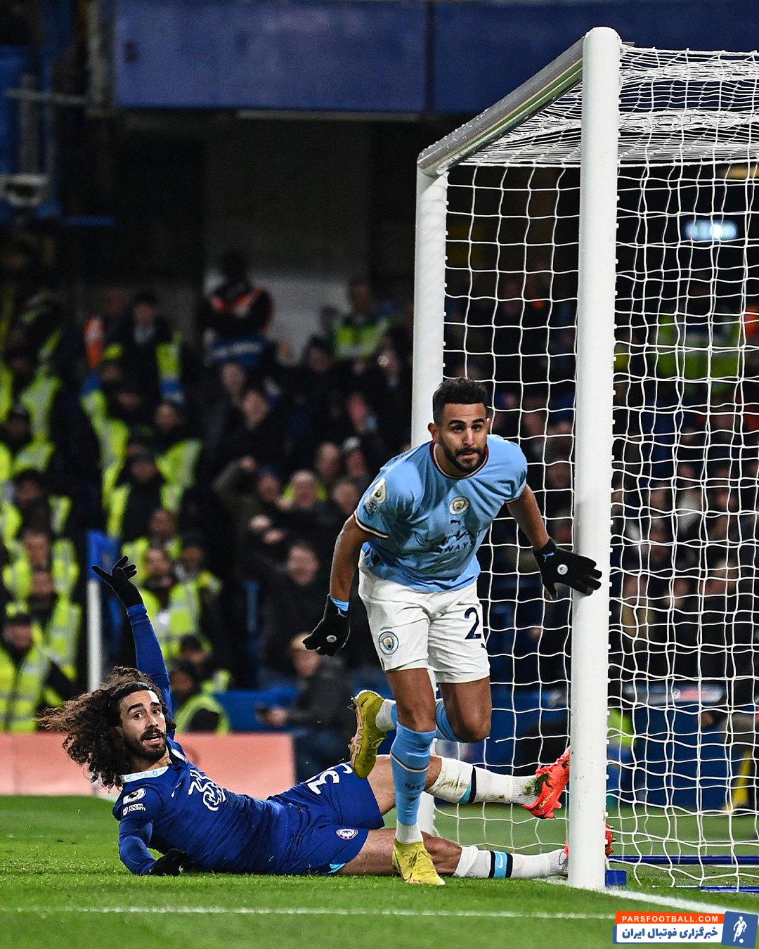 پیروزی ارزشمند و دشوار خارج از خانه منچسترسیتی برابر چلسی با تک گل ریاض محرز
