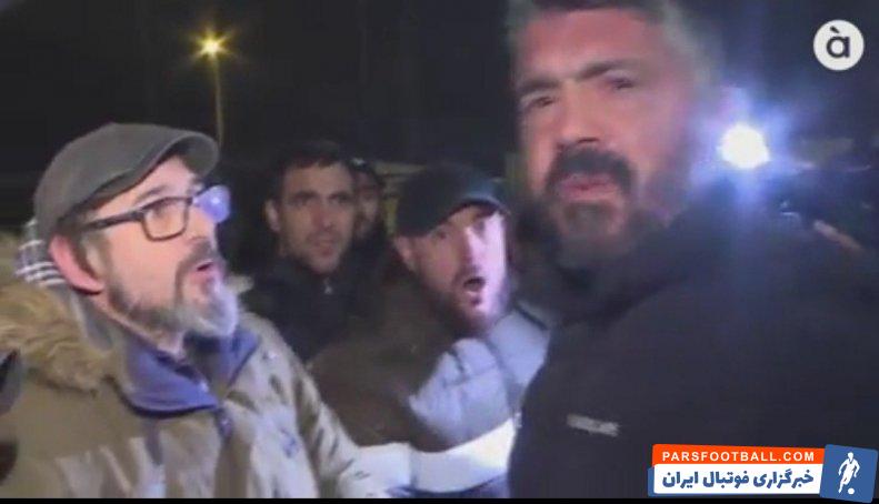 درگیری فیزیکی عجیب جنارو گتوزو با یک فیلمبردار در فرودگاه والنسیا 