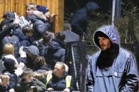 شناسایی چهره مخفی دیوید بکهام در لندن برای دیدن بازی فرزندش