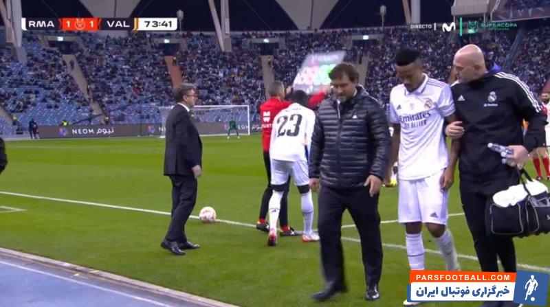 مصدومیت نگران کننده لوکاس وازکز و ادر میلیتائو در دیدار رئال مادرید و والنسیا